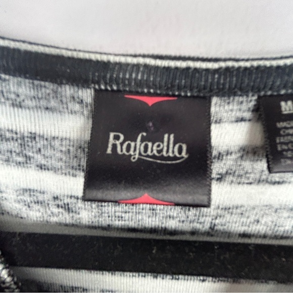 Rafaella Nautical Casual Cotton Long Sleeve Drawstring Neckline Top Medi… - Picture 5 of 14